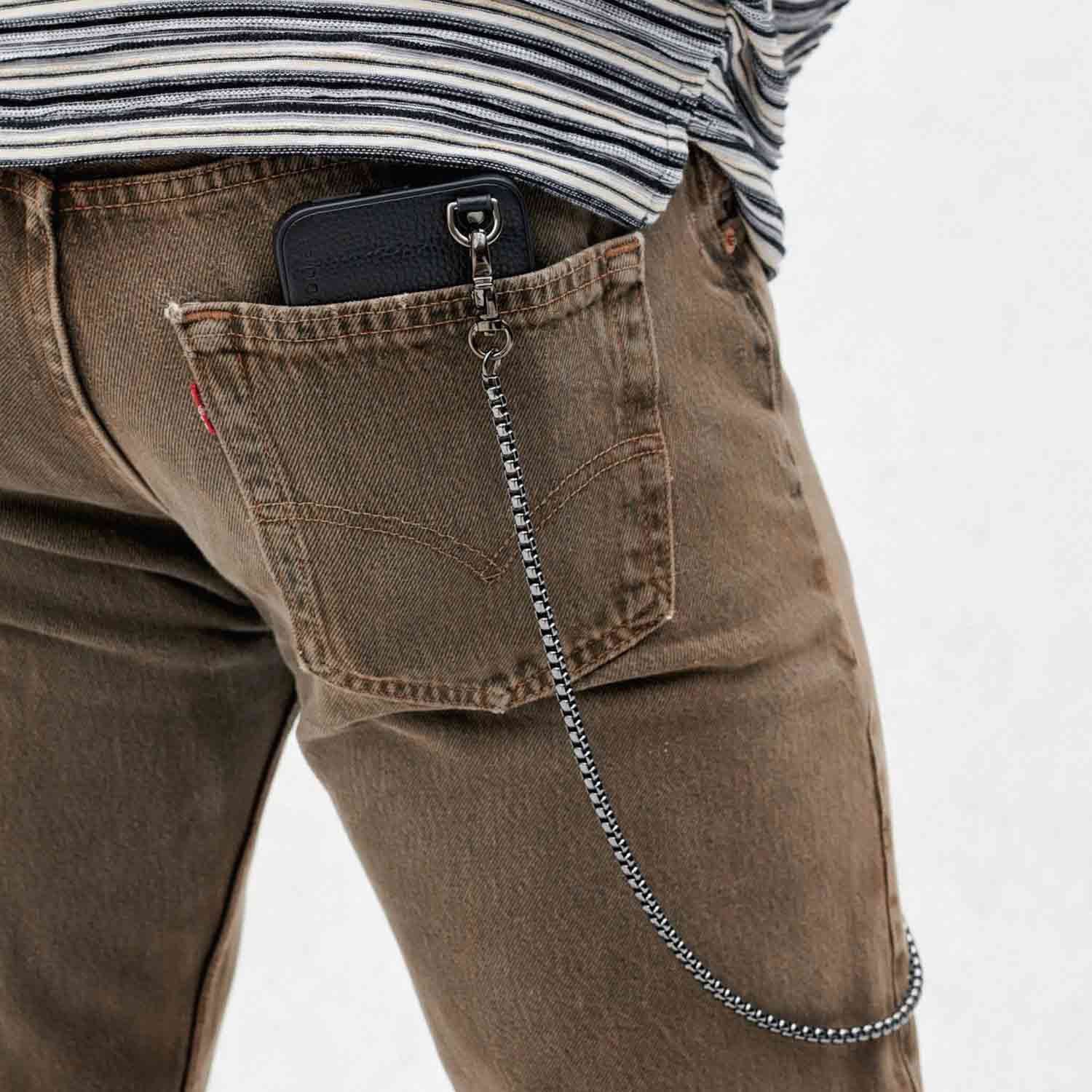 Ryder Chain Strap Black/Pewter – Bandolier