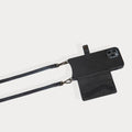 Mila Wireless Charging Crossbody Bandolier - Black/Pewter Accessories Bandolier 