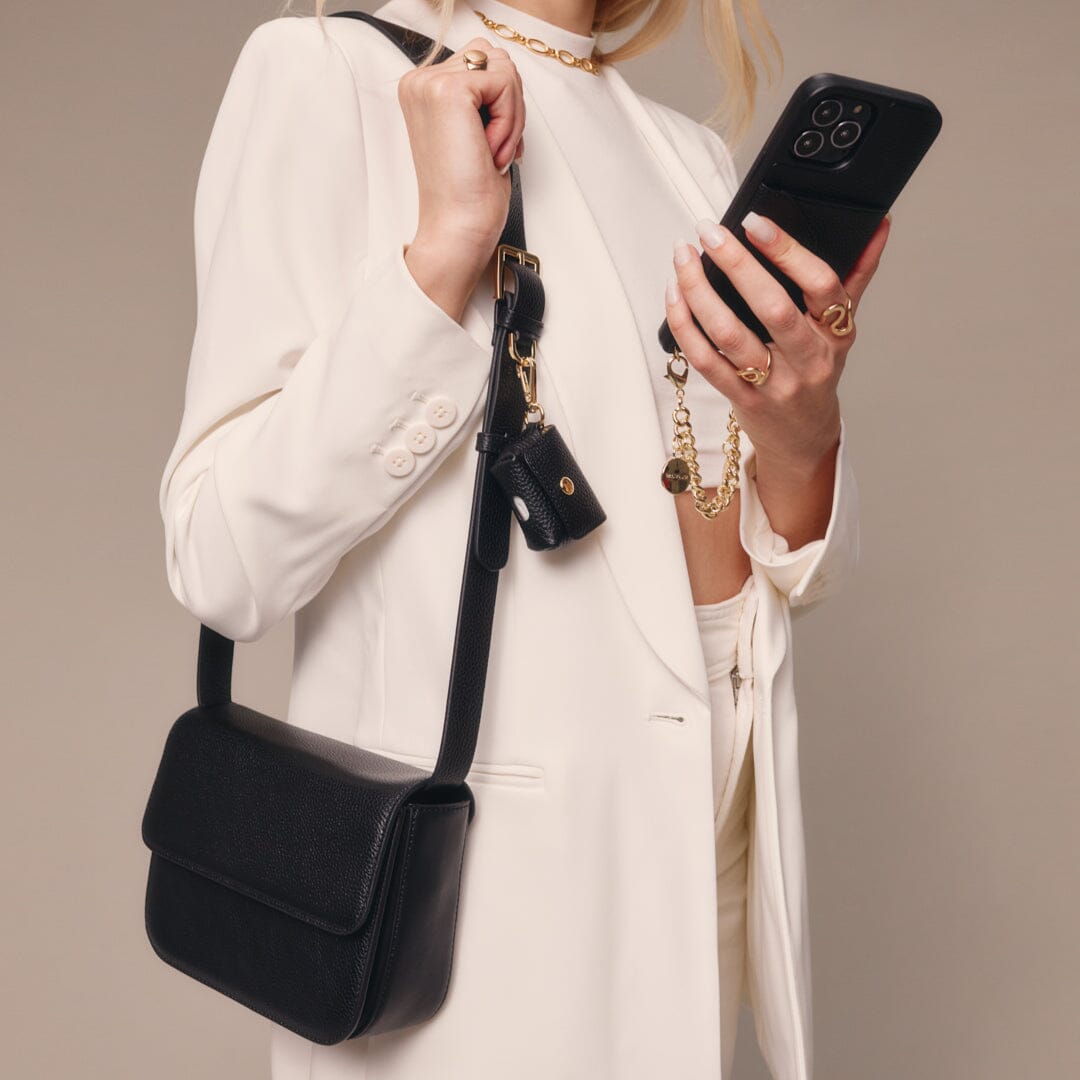 Crossbody Bag Black/Gold – Bandolier