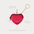 Mini Heart Pouch - Red/Gold Fashion Pouch Bandolier 
