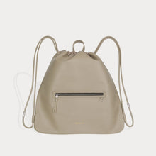 Drawstring Backpack - Greige/ Silver Bags Bandolier 