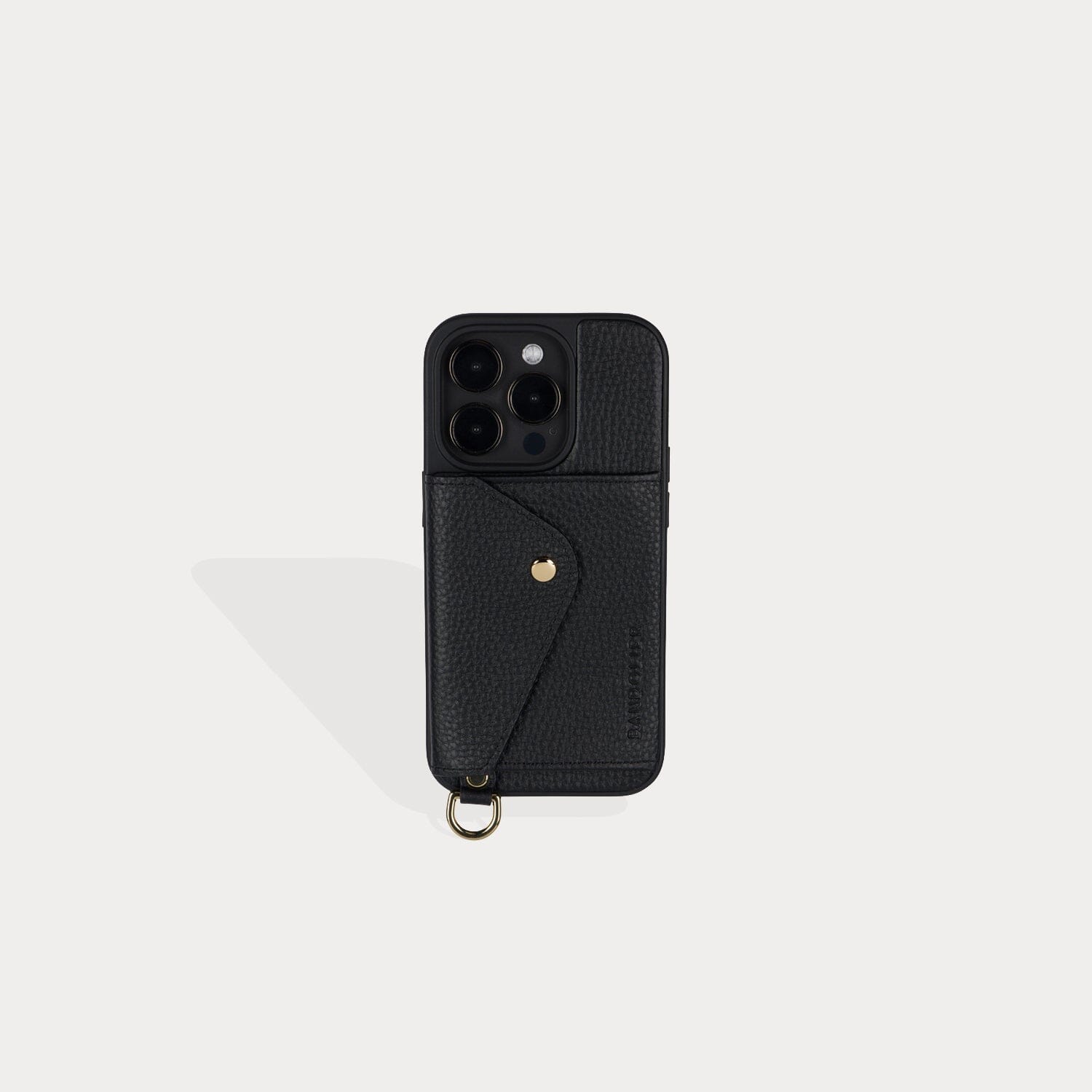 Gigi O-ring Wristlet - Black/Gold – Bandolier