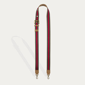 Kimberly Adjustable Strap Only - Tan/Gold Bandolier 